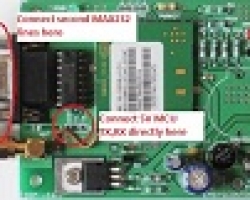 Connecting SIM300 GSM modem to a 5V microcontroller