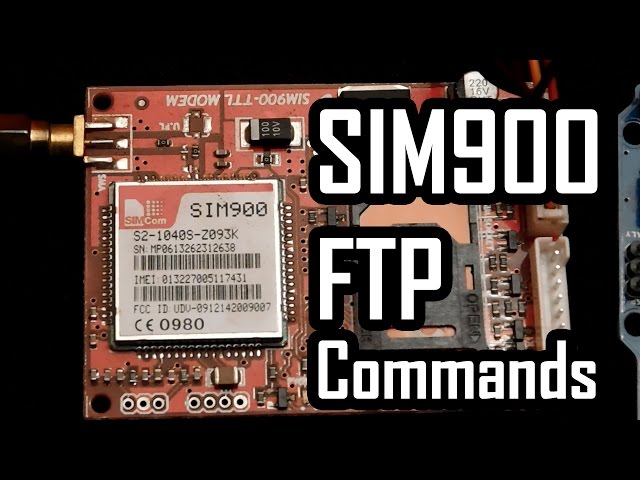 SIM900 FTP Commands